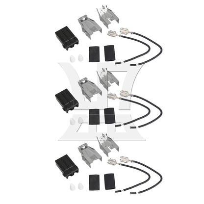 BQLZR Burner Receptacle Kit 42153 Replacement for Amana 14200040 Black