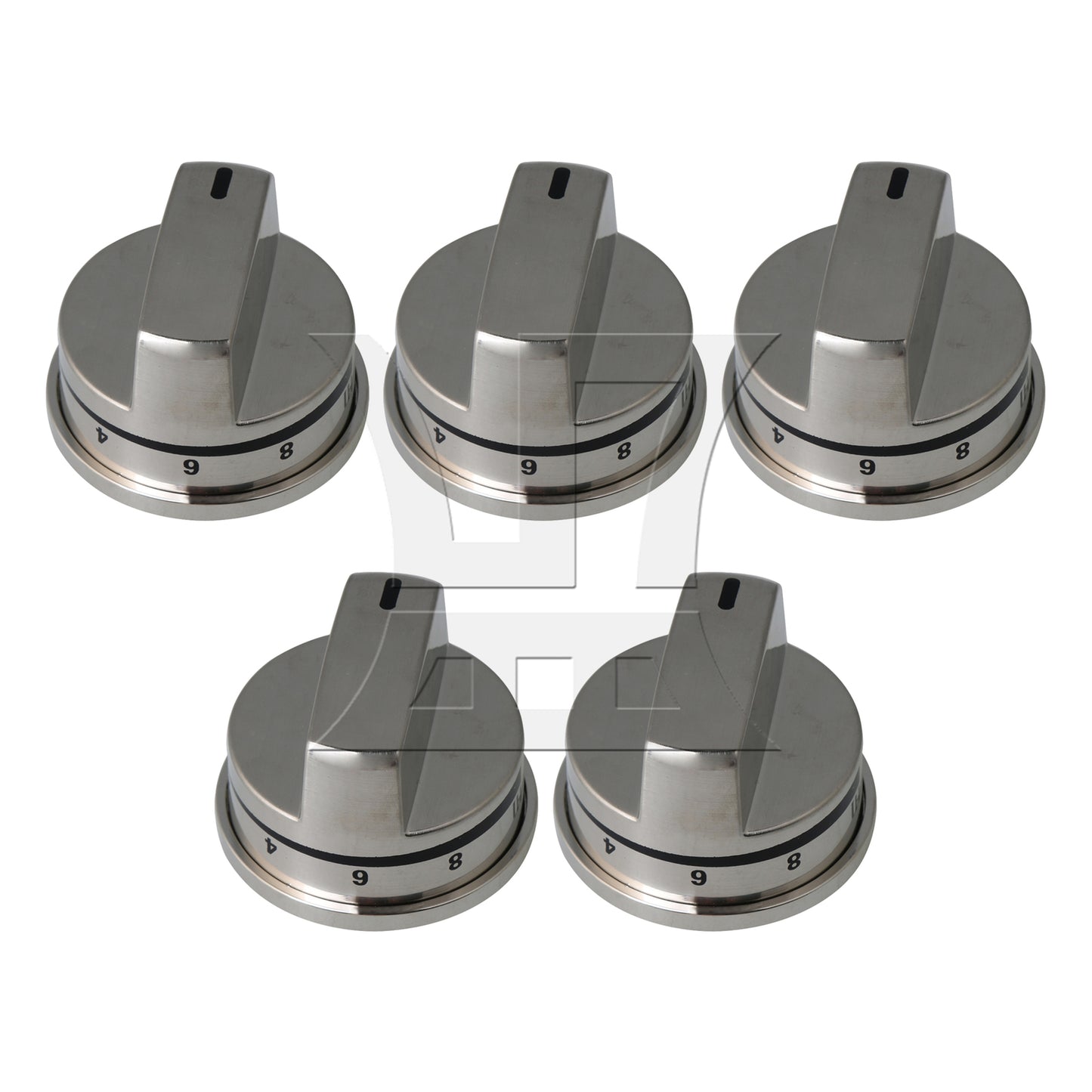 BQLZR  Stainless Steel Burner Control Knobs Replacement for EBZ37189611