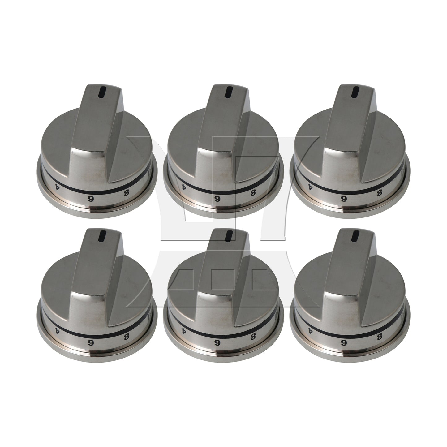 BQLZR  Stainless Steel Burner Control Knobs Replacement for EBZ37189611