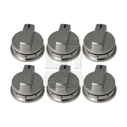 BQLZR  Stainless Steel Burner Control Knobs Replacement for EBZ37189611