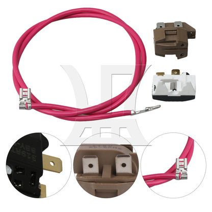BQLZR Freezer Relay and Overload Kit Replacement for 2154760 2159596