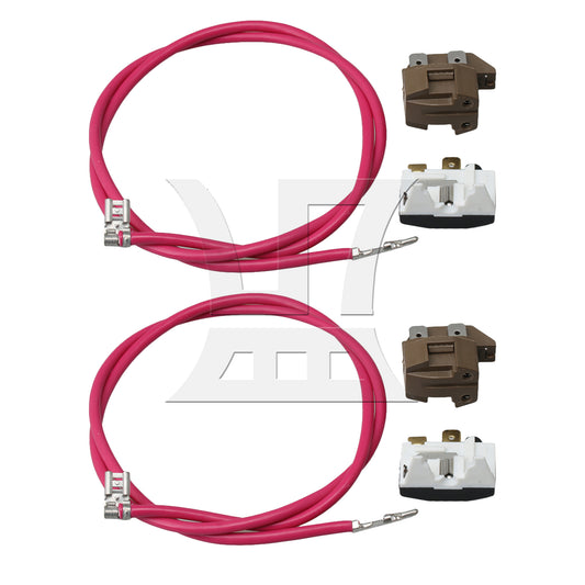 BQLZR Freezer Relay and Overload Kit Replacement for 2154760 2159596