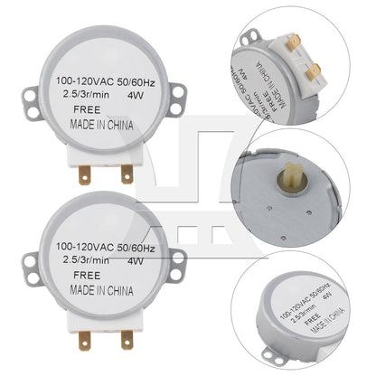 BQLZR  Microwave Oven Turntable Motors 100V-120V 50/60Hz 4W 507453 Silver