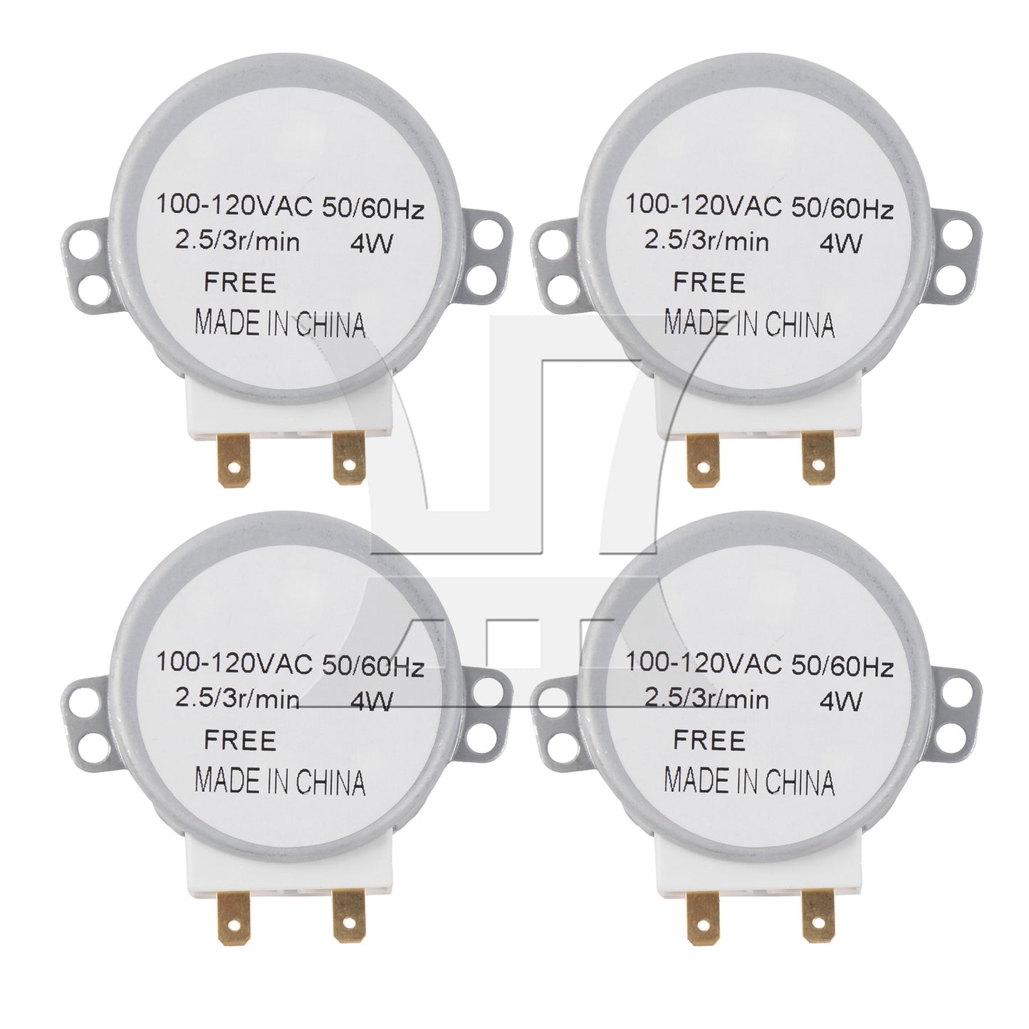 BQLZR  Microwave Oven Turntable Motors 100V-120V 50/60Hz 4W 507453 Silver