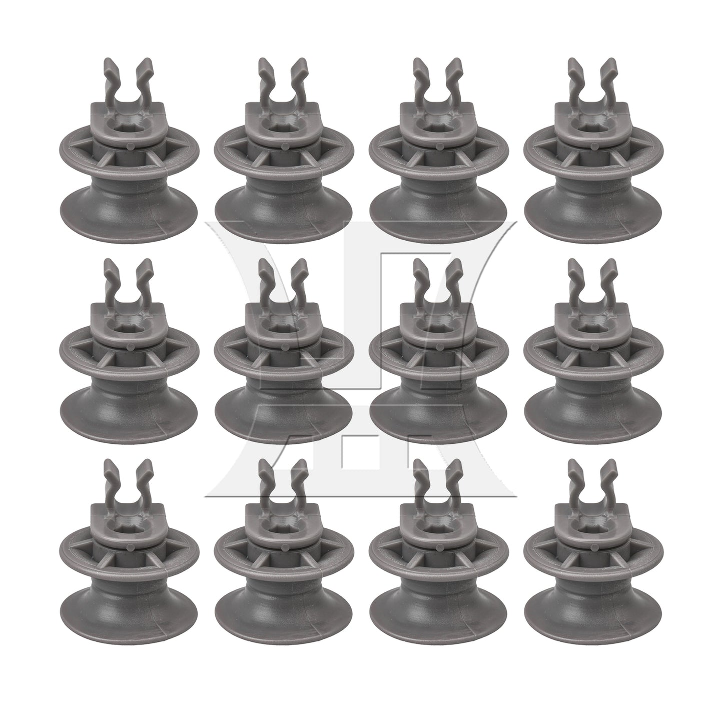 BQLZR Gray Dishwasher Upper Dishrack Wheel Replacement Part 4581DD3002A