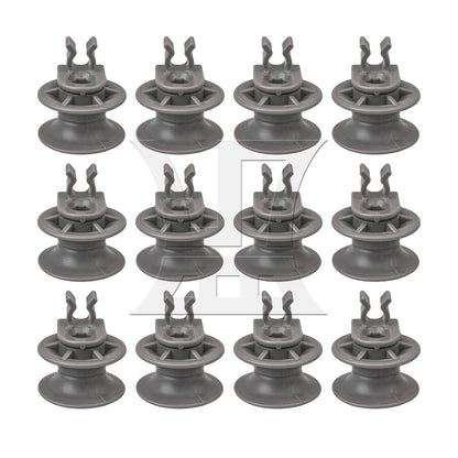 BQLZR Gray Dishwasher Upper Dishrack Wheel Replacement Part 4581DD3002A