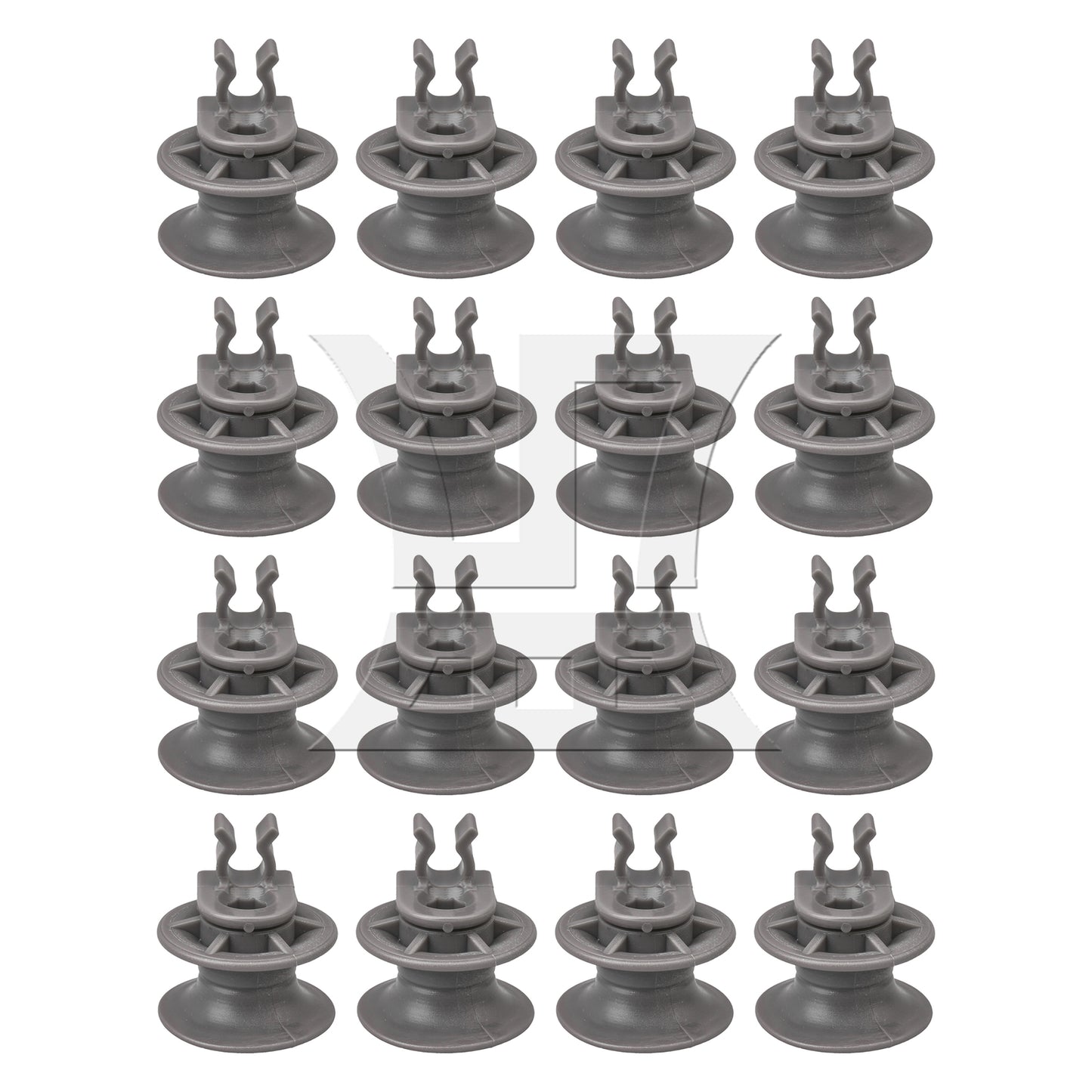 BQLZR Gray Dishwasher Upper Dishrack Wheel Replacement Part 4581DD3002A
