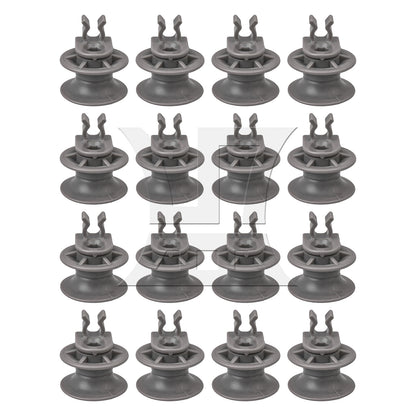 BQLZR Gray Dishwasher Upper Dishrack Wheel Replacement Part 4581DD3002A