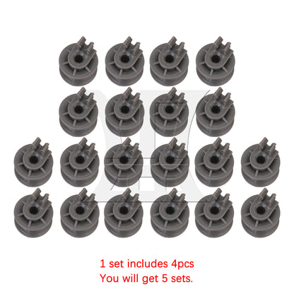 BQLZR Gray Dishwasher Upper Dishrack Wheel Replacement Part 4581DD3002A