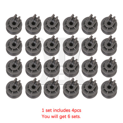BQLZR Gray Dishwasher Upper Dishrack Wheel Replacement Part 4581DD3002A