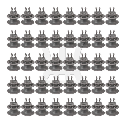 BQLZR Gray Dishwasher Upper Dishrack Wheel Replacement Part 4581DD3002A