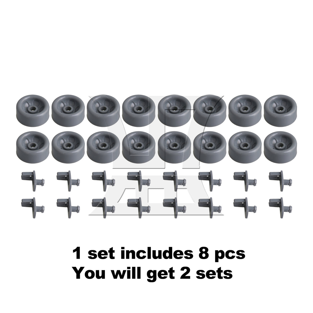 BQLZR  Plastic Dishwasher Roller Wheels Replacement for AP5986366
