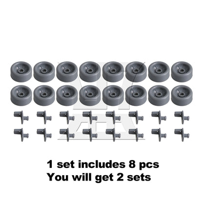 BQLZR  Plastic Dishwasher Roller Wheels Replacement for AP5986366
