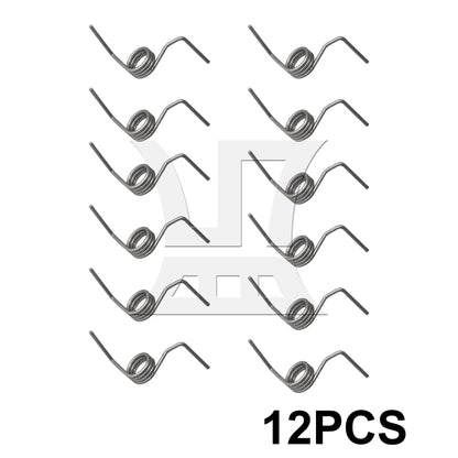 BQLZR Silver DA81-01345B Steel Clockwise Wound Replacement Spring for Fridge