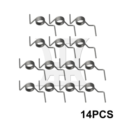 BQLZR Silver DA81-01345B Steel Clockwise Wound Replacement Spring for Fridge