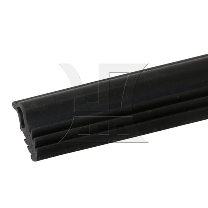 BQLZR 2 Pieces Black Plastic Dishwasher Door Seal Replacement for W10284090 2409202
