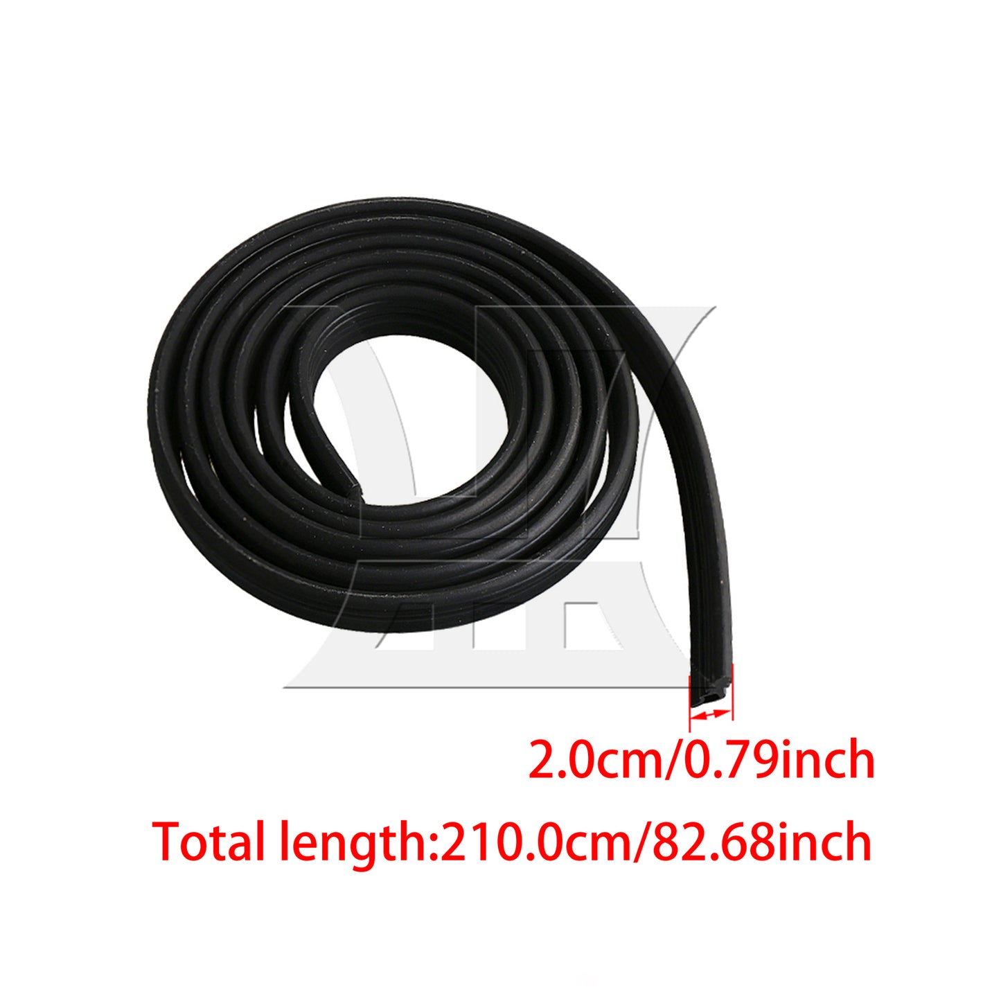 BQLZR 2 Pieces Black Plastic Dishwasher Door Seal Replacement for W10284090 2409202