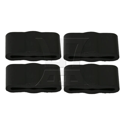 BQLZR Black Plastic Domestic Dishwasher Friction Pad 826896 941116 EA731965