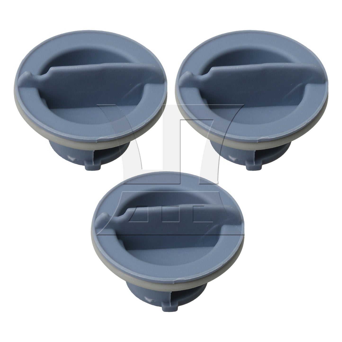 BQLZR 3.6x3.6x2.4cm Plastic Gray Dishwasher Dispenser Cap Rinse Aid Caps