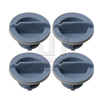 BQLZR 3.6x3.6x2.4cm Plastic Gray Dishwasher Dispenser Cap Rinse Aid Caps