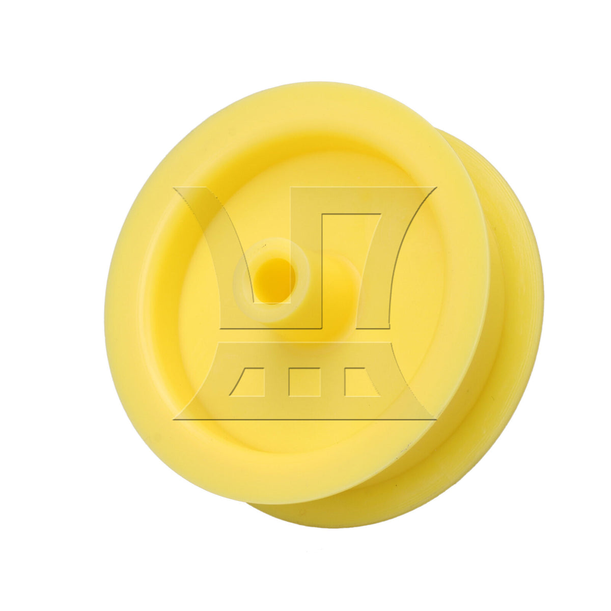 BQLZR 3pcs Plastic Dryer Idler Pulley Wheel WE12X83 Yellow for Second-Hand Dryers Refurbishment