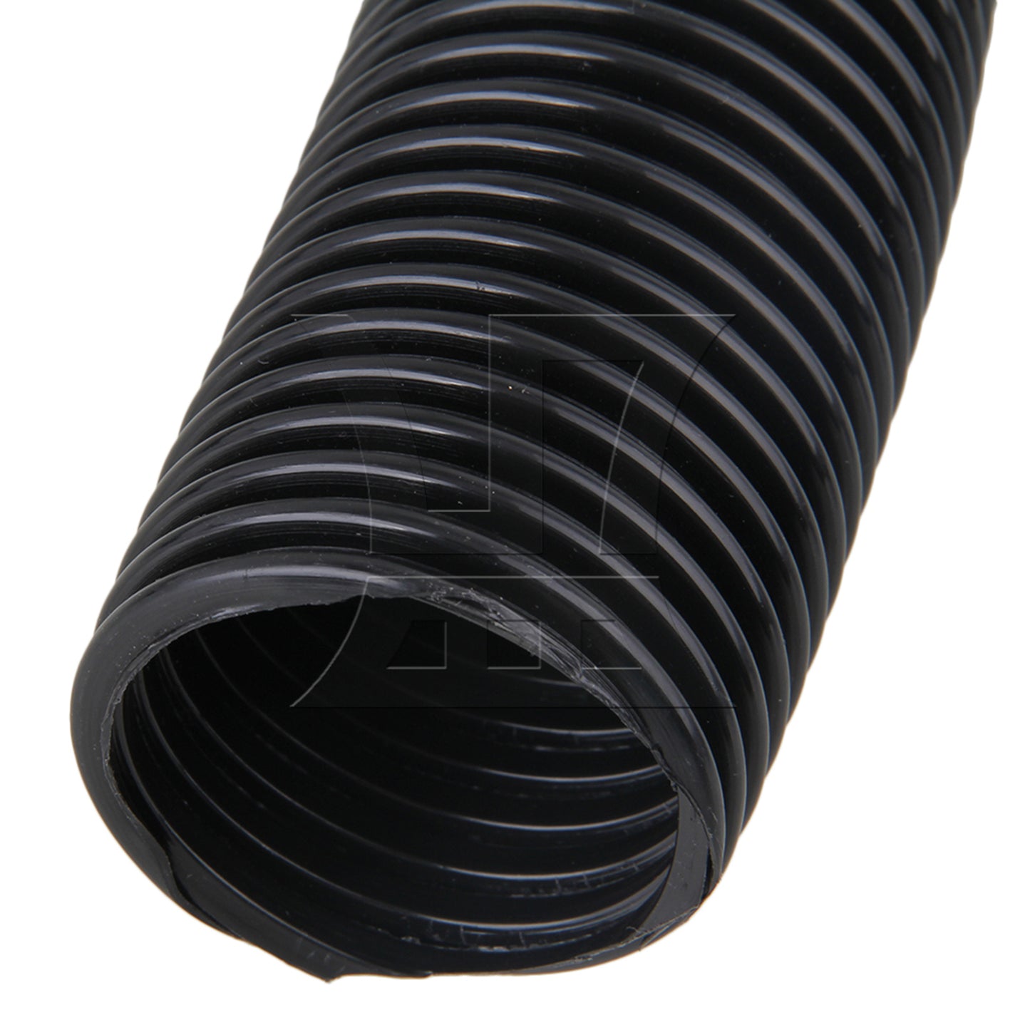 BQLZR 2pcs Plastic Threaded Vacuum Hose Interface Inner Diameter 5cm 00155 Black for Shop Vacuum Cleaners