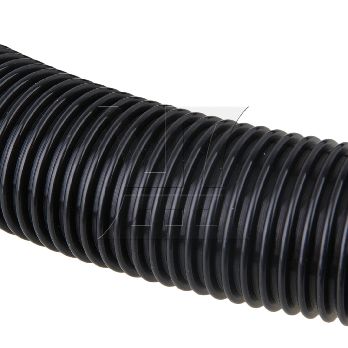 BQLZR 2pcs Plastic Threaded Vacuum Hose Interface Inner Diameter 5cm 00155 Black for Shop Vacuum Cleaners