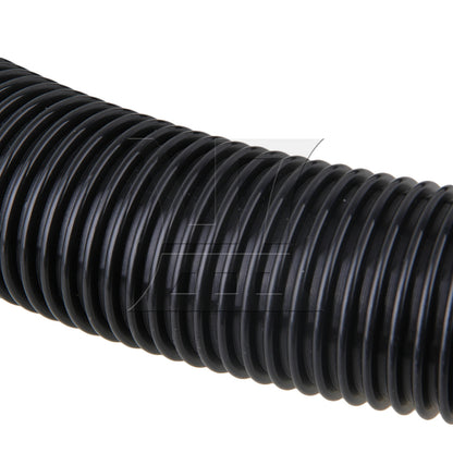 BQLZR 2pcs Plastic Threaded Vacuum Hose Interface Inner Diameter 5cm 00155 Black for Shop Vacuum Cleaners