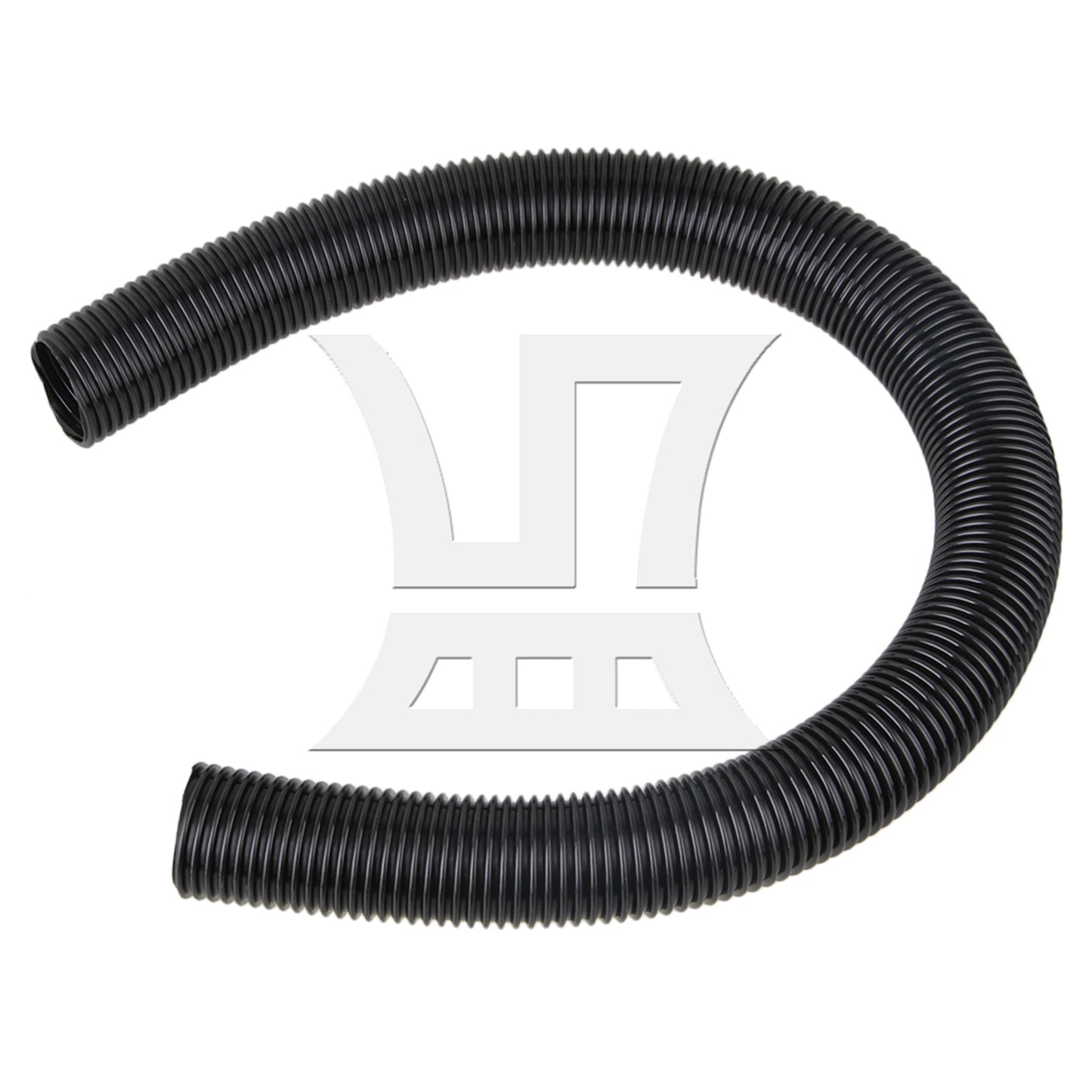 BQLZR 2pcs Plastic Threaded Vacuum Hose Interface Inner Diameter 5cm 00155 Black for Shop Vacuum Cleaners