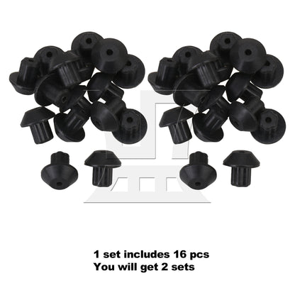 BQLZR  Gas Stoves Rubber Feet Replace Part Number WB02K0101 247410 Black