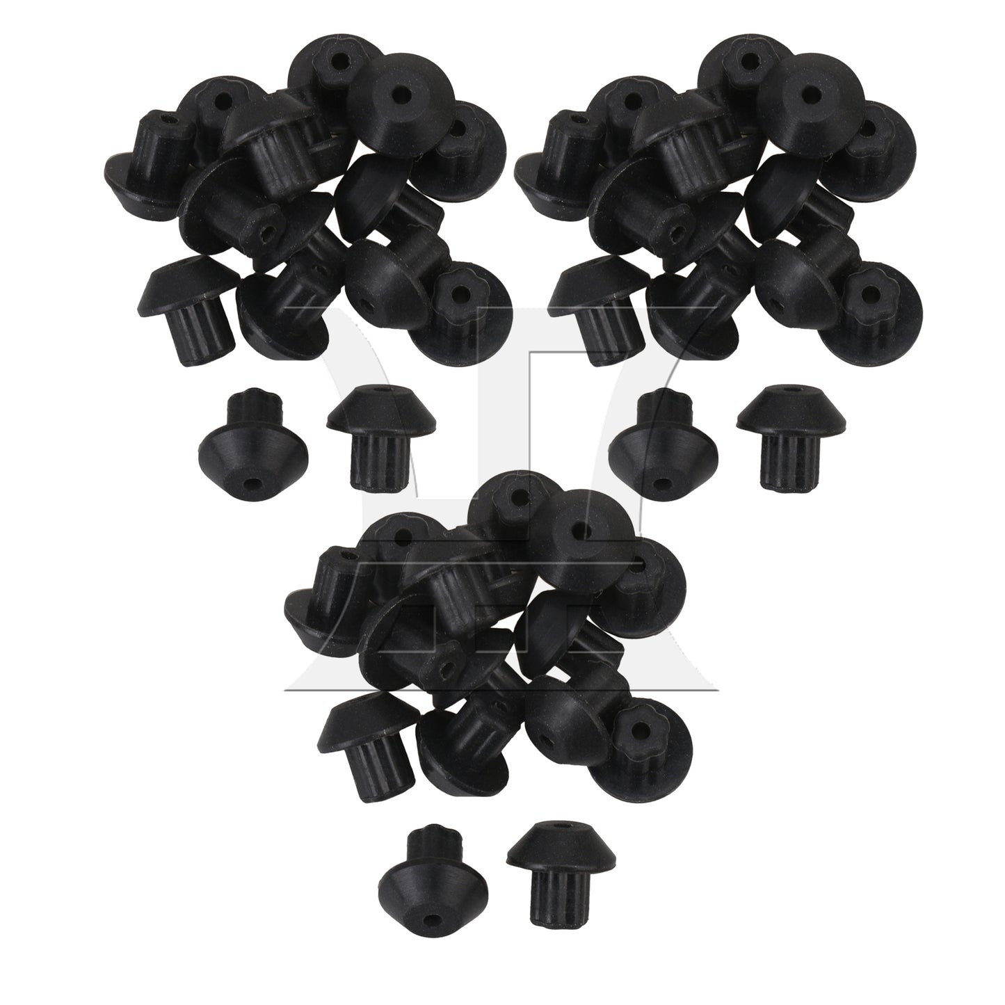 BQLZR  Gas Stoves Rubber Feet Replace Part Number WB02K0101 247410 Black