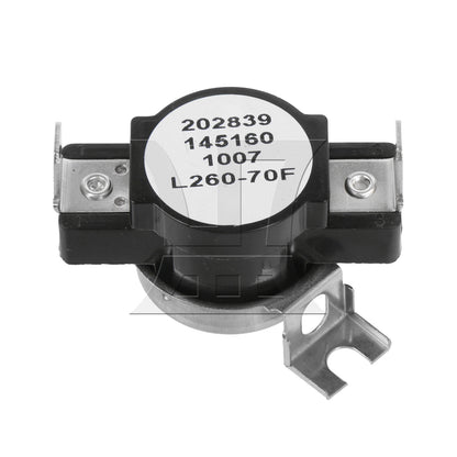 BQLZR 2pcs Dryer Thermostat 3204267 Dryer Replacement Parts