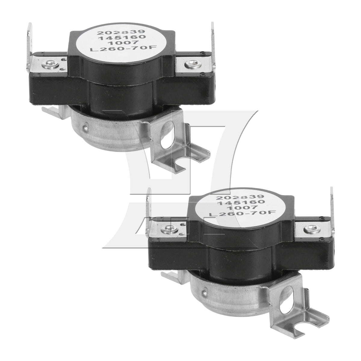 BQLZR 2pcs Dryer Thermostat 3204267 Dryer Replacement Parts