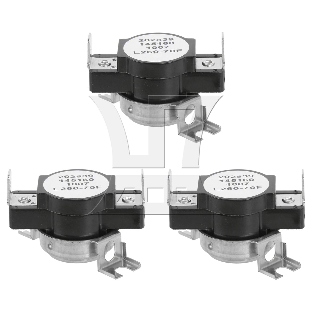 BQLZR 2pcs Dryer Thermostat 3204267 Dryer Replacement Parts