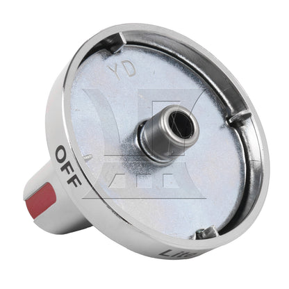 BQLZR Oven Replacement Knobs for Control Dial Knob DG64-00472B Silver