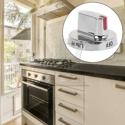 BQLZR Oven Replacement Knobs for Control Dial Knob DG64-00472B Silver