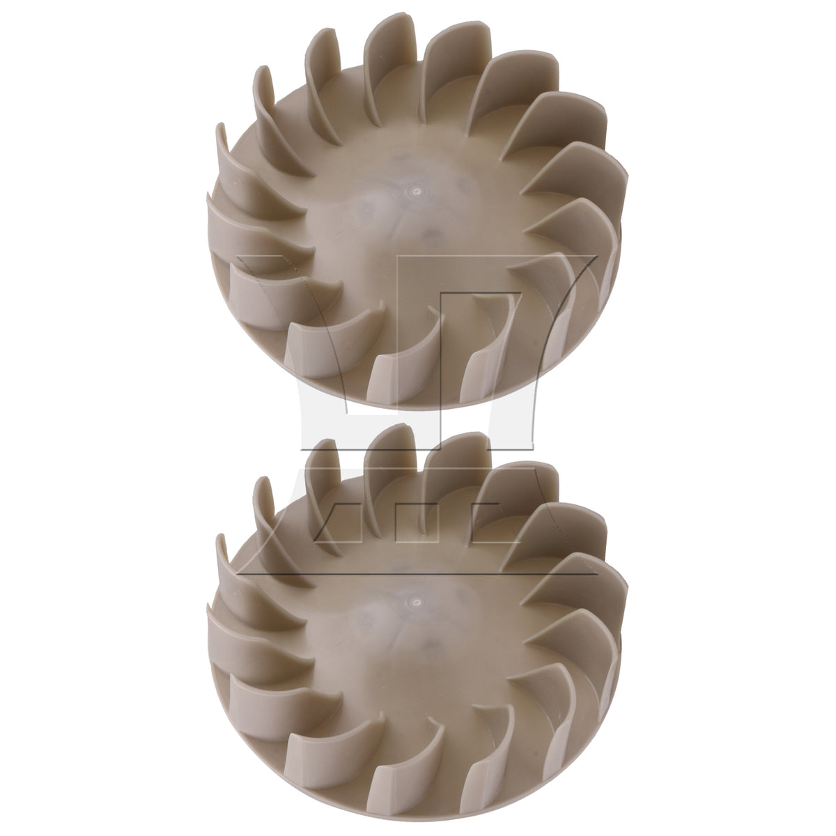 BQLZR 2 Pieces Grey Plastic Dryer Blower Wheels Replacement for AP2997251 & 694089