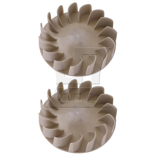 BQLZR 2 Pieces Grey Plastic Dryer Blower Wheels Replacement for AP2997251 & 694089
