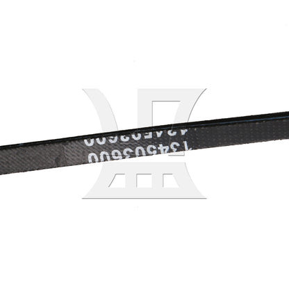 BQLZR 2 Pieces Hard Rubber Dryer Drive Belt Transmission Belt 1156784 220cm L Black