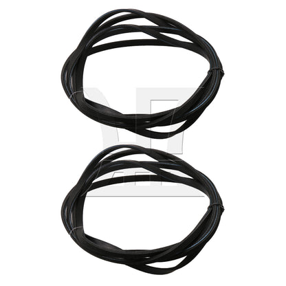 BQLZR 2 Pieces Hard Rubber Dryer Drive Belt Transmission Belt 1156784 220cm L Black