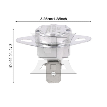 BQLZR 3pcs Dryer Thermal Fuse Thermostat DC47-00015A Suitable for Replacing Ap4201892