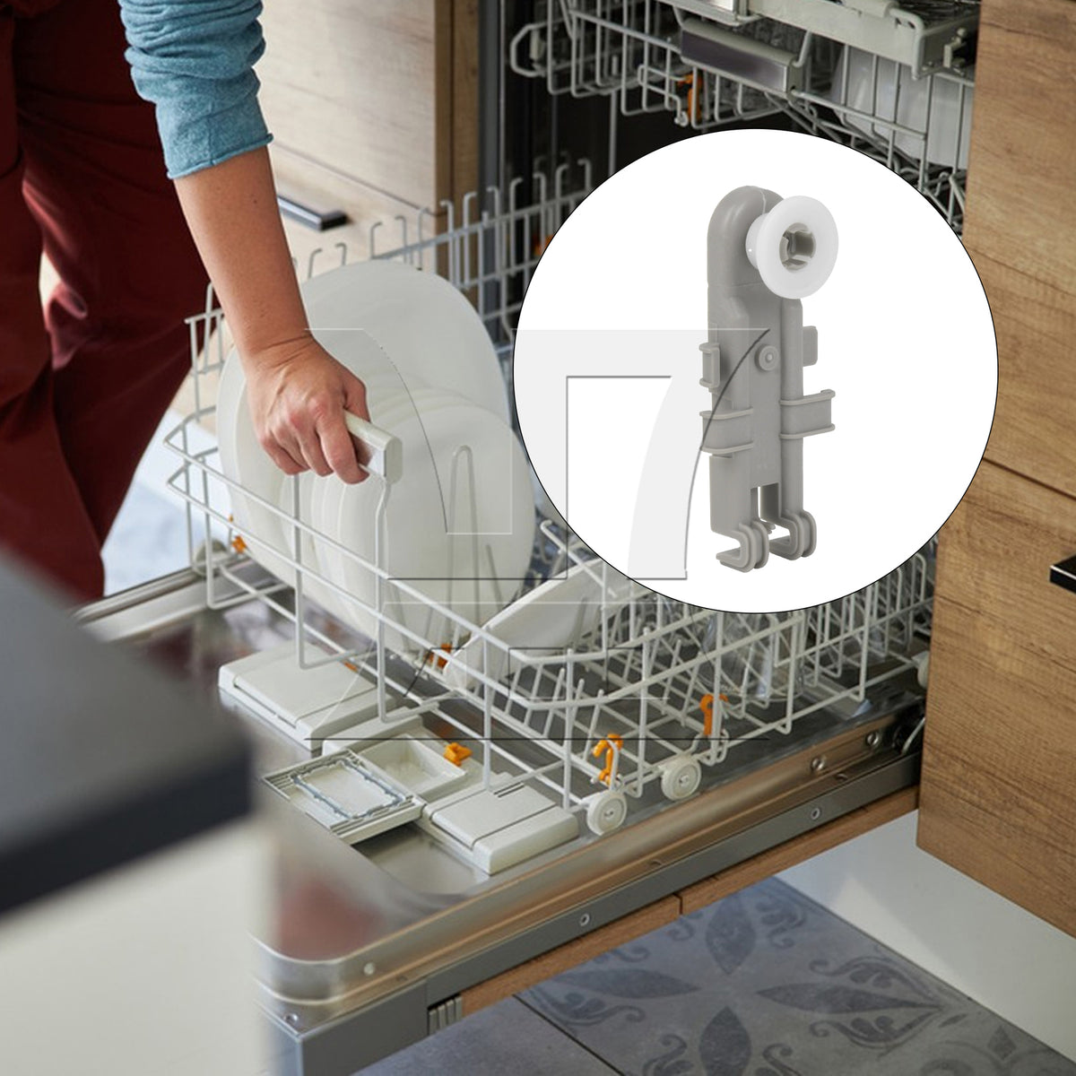 BQLZR  Dishrack Wheel 8268743 Suitable for Replacing 8268743