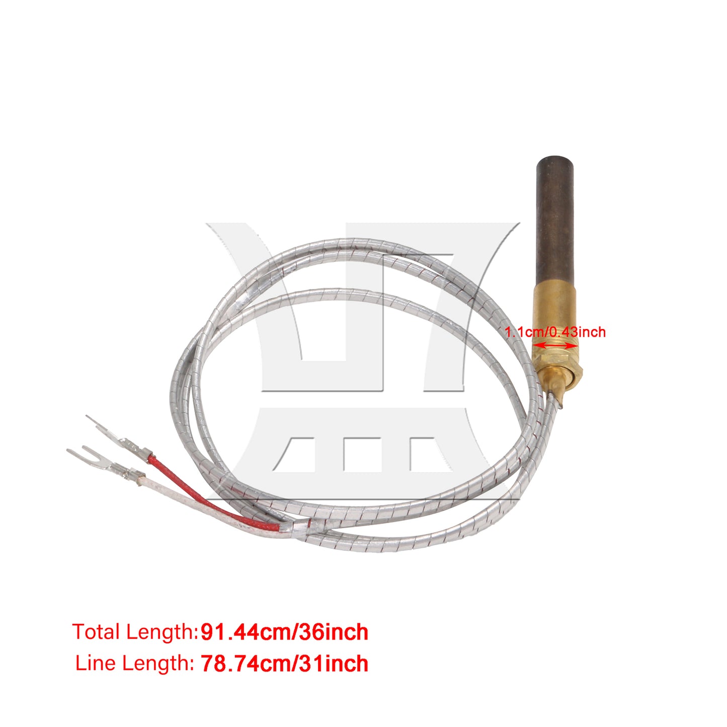 BQLZR 750 millivolt gas fireplace bundled thermocouple thermopile