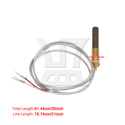 BQLZR 750 millivolt gas fireplace bundled thermocouple thermopile