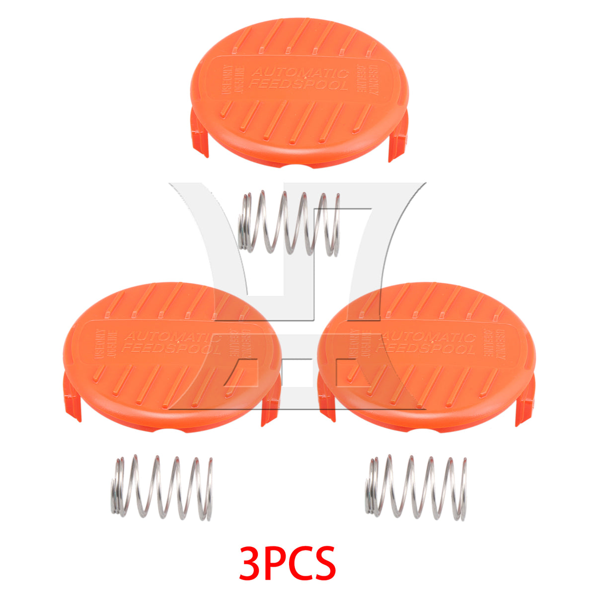 BQLZR 3pcs Lawn Mower Spool Cover with Spring, 385022-03