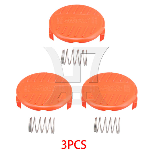 BQLZR 3pcs Lawn Mower Spool Cover with Spring, 385022-03