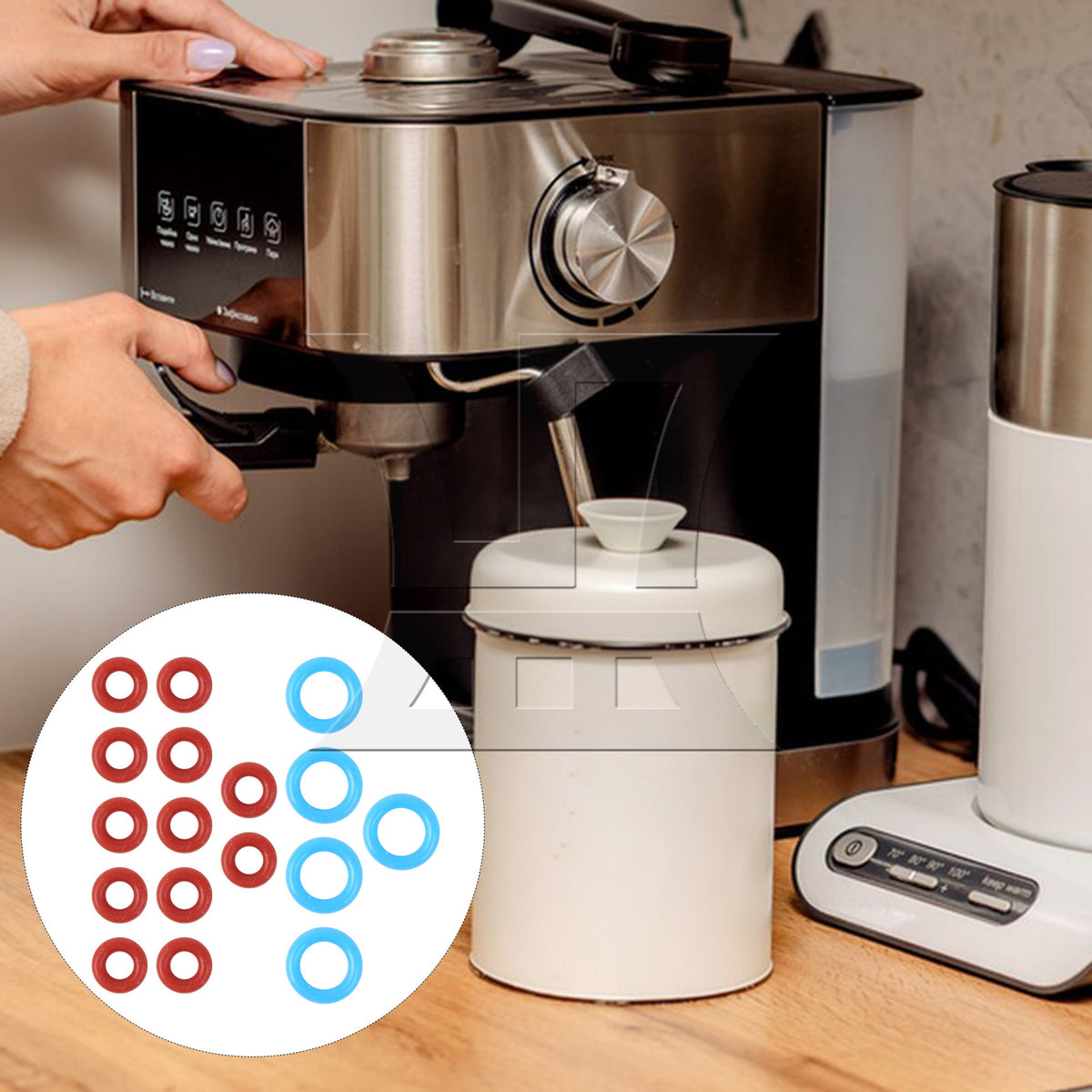 BQLZR 51pcs Coffee Machine O-ring Seal Set Having Food-grade Material