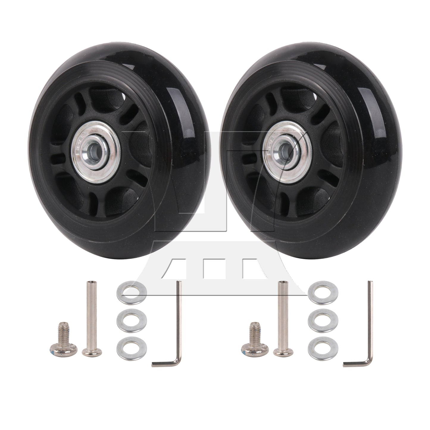 BQLZR 75mm Dia Luggage Replacement Wheels Luggage Suitcase Replacement Wheels Kit
