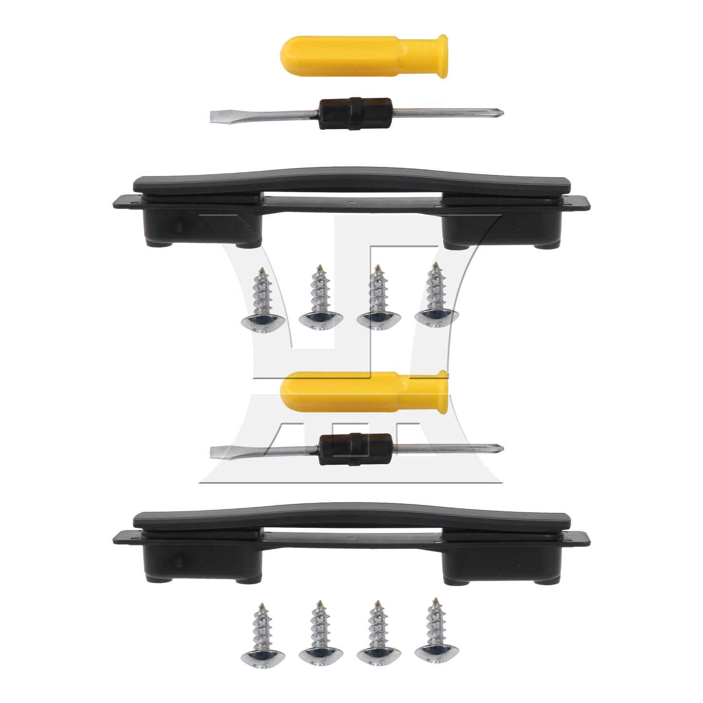 BQLZR Luggage Handle Replacement Flexible Spare Grip 9.25inch w/ Screws B113 Black