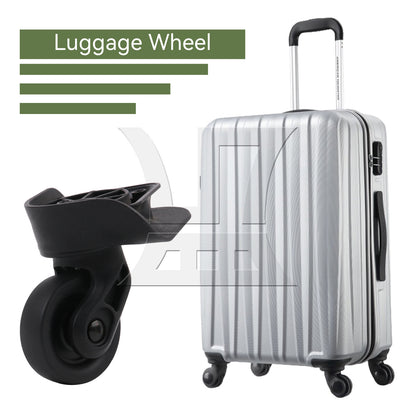 BQLZR Suitcase Luggage Casters Repair Mute Wheels 3.22" W237 Left Right Kit